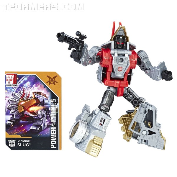 TRANSFORMERS GENERATIONS POWER OF THE PRIMES DELUXE CLASS DINOBOT SLUG   Out Of Pack (38 of 77)